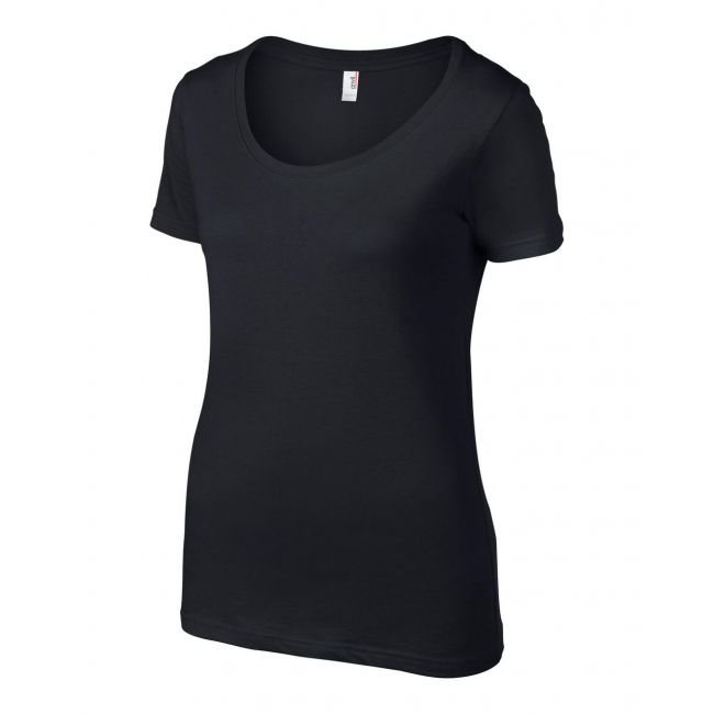 Women’s featherweight scoop tee culoare black marimea xl