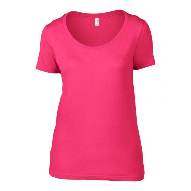 Women’s featherweight scoop tee culoare hot pink marimea 2xl