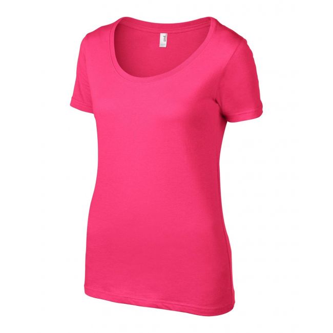 Women’s featherweight scoop tee culoare hot pink marimea xl