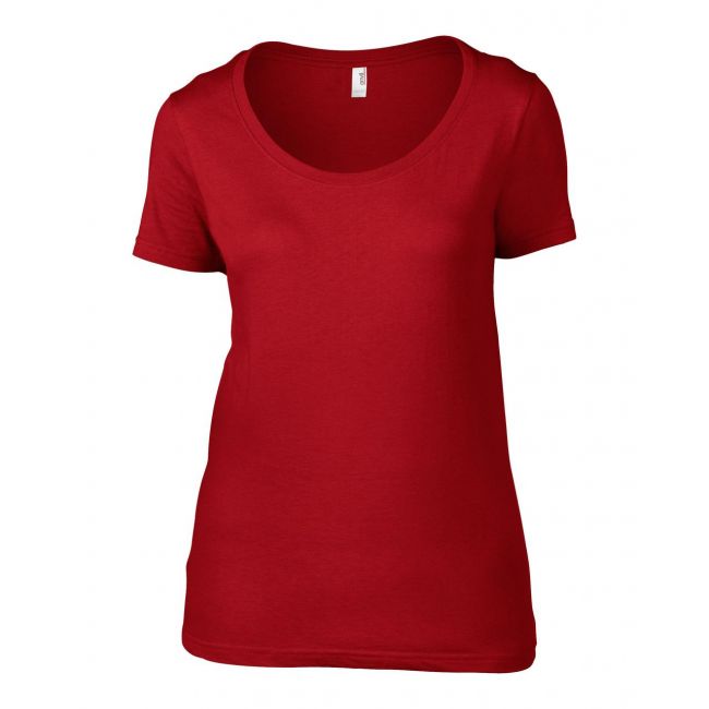 Women’s featherweight scoop tee culoare red marimea s