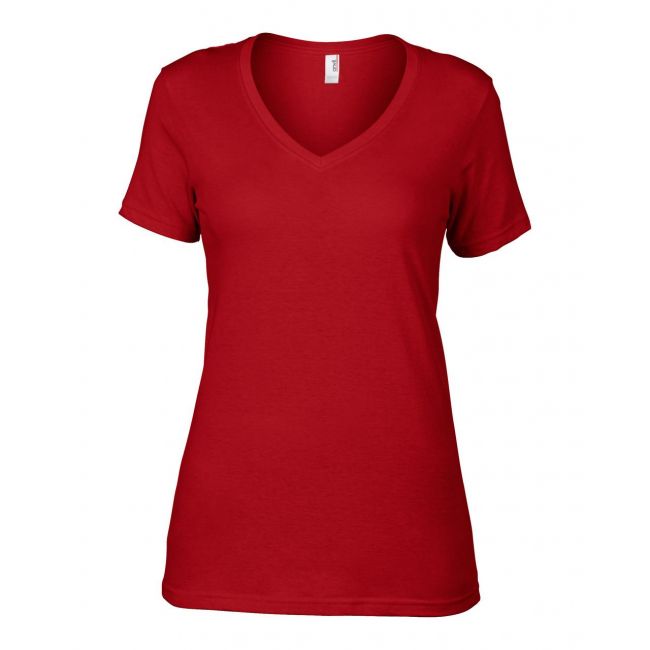 Women’s featherweight v-neck tee culoare red marimea m