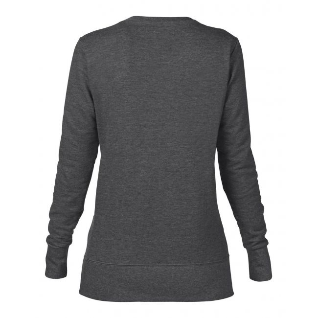 Women’s mid-scoop french terry culoare heather dark grey marimea 2xl