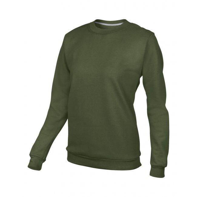 Women's crewneck fleece culoare city green marimea 2xl