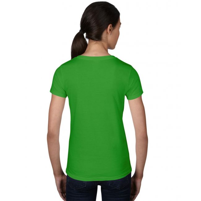 Women's lightweight v-neck tee culoare green apple marimea s