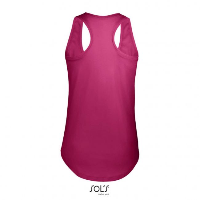 Sol's moka - women’s racer back tank top culoare raspberry marimea xs