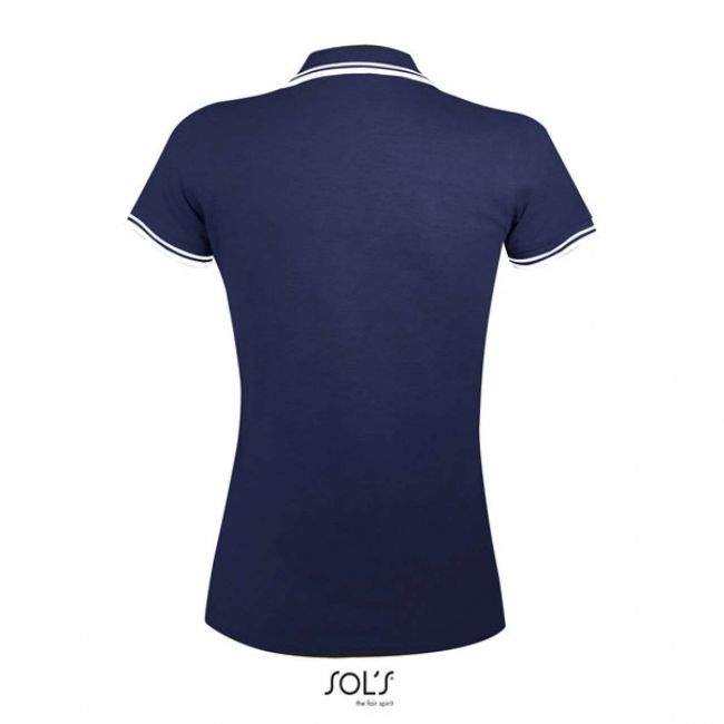 Sol's pasadena women - polo shirt culoare french navy/white marimea m