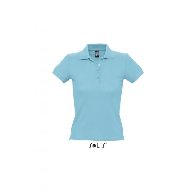 Sol's people - women's polo shirt culoare atoll blue marimea s