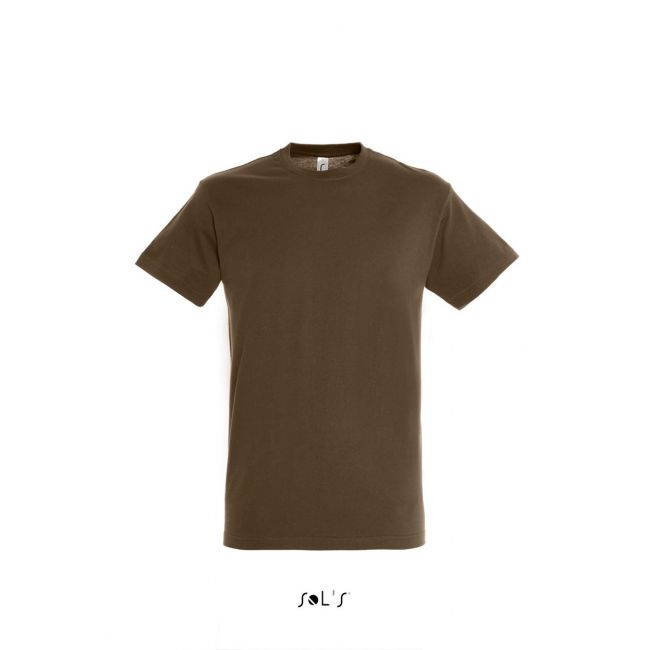 Sol's regent - unisex round collar t-shirt culoare earth marimea xs