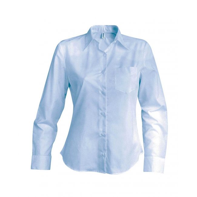 Jessica > ladies' long-sleeved shirt culoare bright sky marimea xs