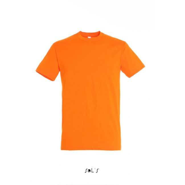 Sol's regent - unisex round collar t-shirt culoare orange marimea xs