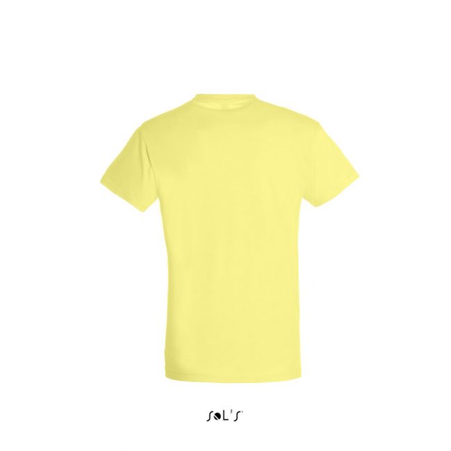 Sol's regent - unisex round collar t-shirt culoare pale yellow marimea xs