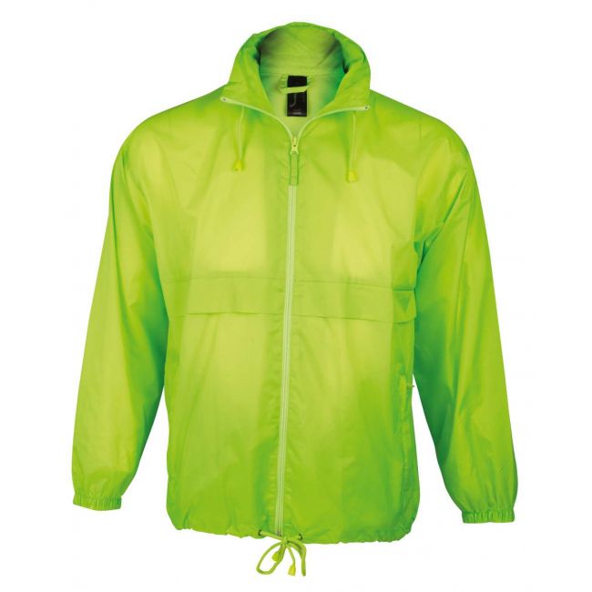 Sol's surf - unisex water repellent windbreaker culoare neon lime marimea l