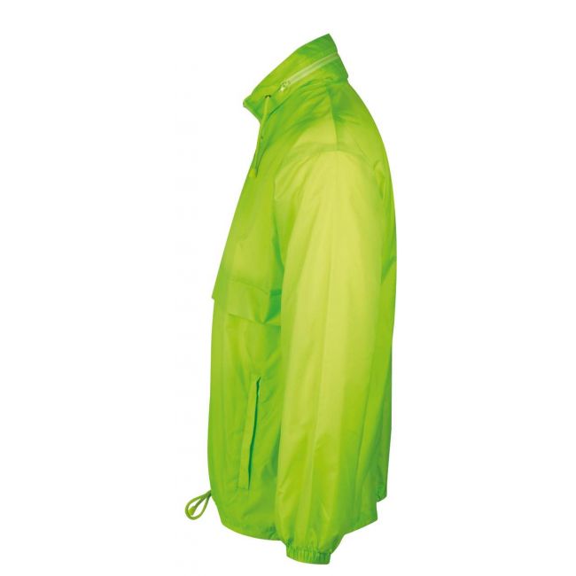 Sol's surf - unisex water repellent windbreaker culoare neon lime marimea s