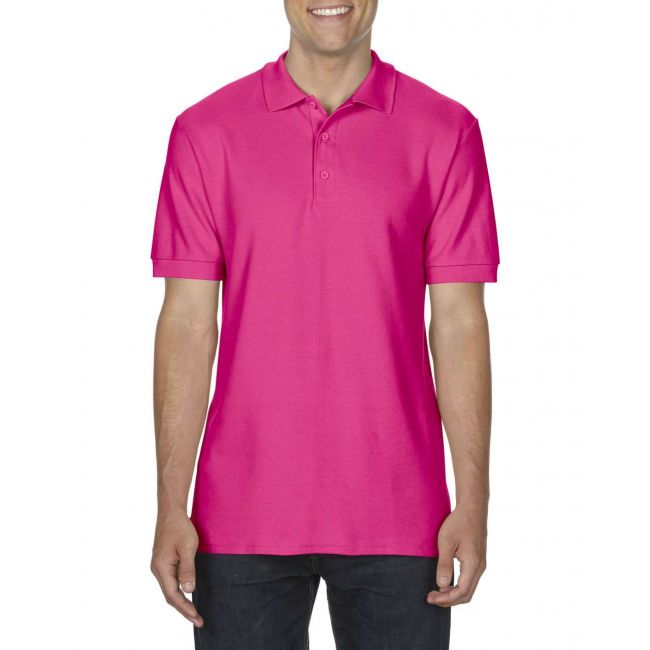 Premium cotton® adult double piquÉ polo culoare heliconia marimea 2xl