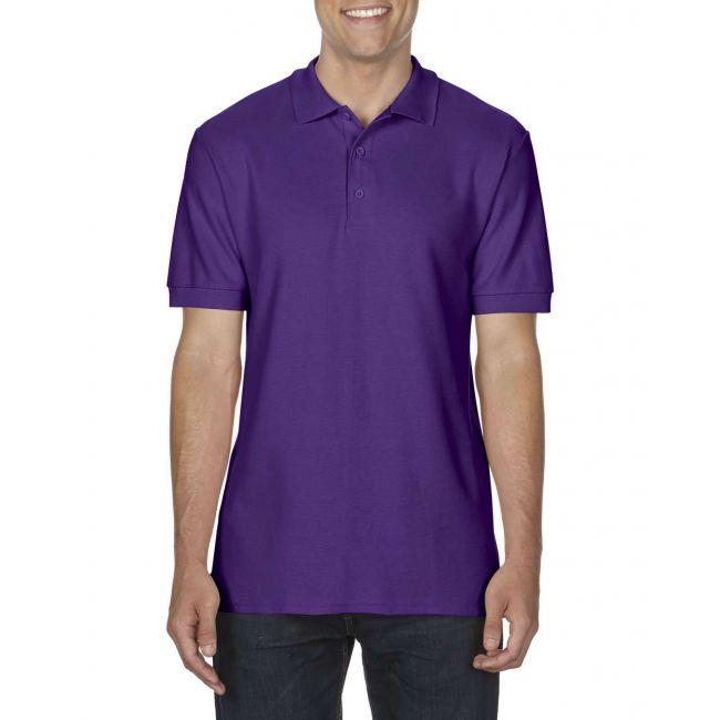 Premium cotton® adult double piquÉ polo culoare purple marimea xl