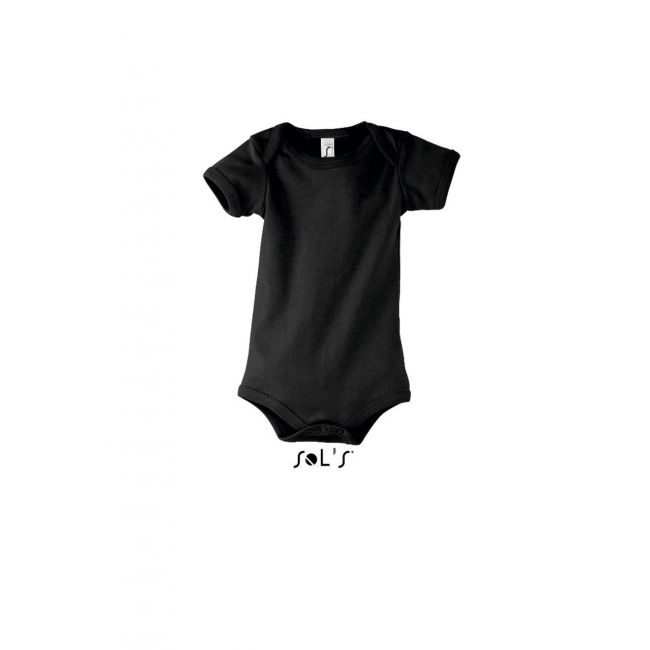 Sol's bambino - baby bodysuit culoare black marimea 6/12m