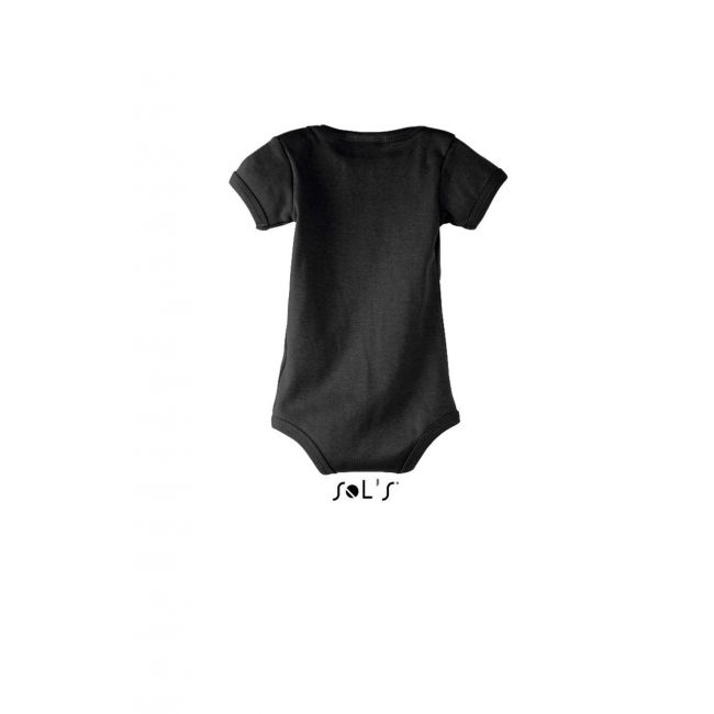 Sol's bambino - baby bodysuit culoare black marimea 6/12m