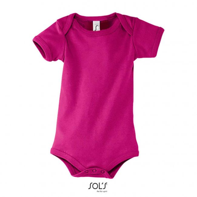 Sol's bambino - baby bodysuit culoare fuchsia marimea 12/18m