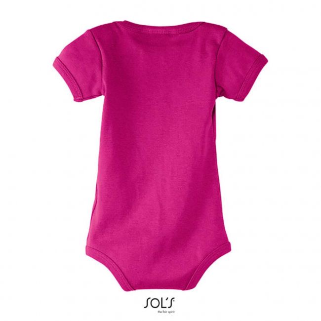 Sol's bambino - baby bodysuit culoare fuchsia marimea 3/6m