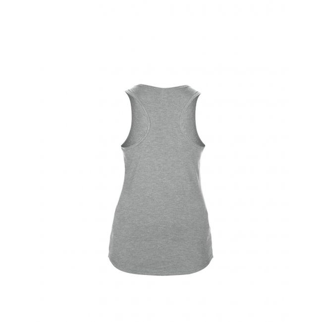 Women’s tri-blend racerback tank culoare heather grey marimea l