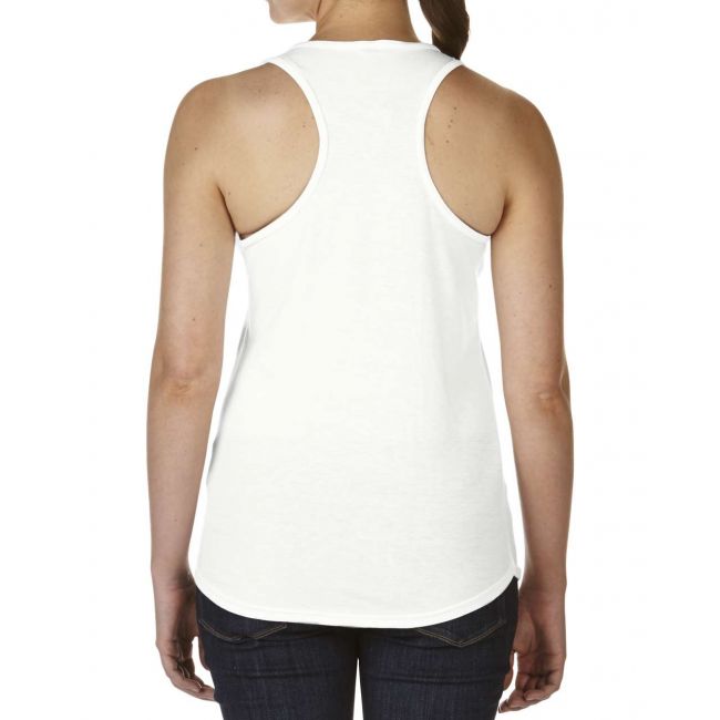 Women’s tri-blend racerback tank culoare white marimea 2xl