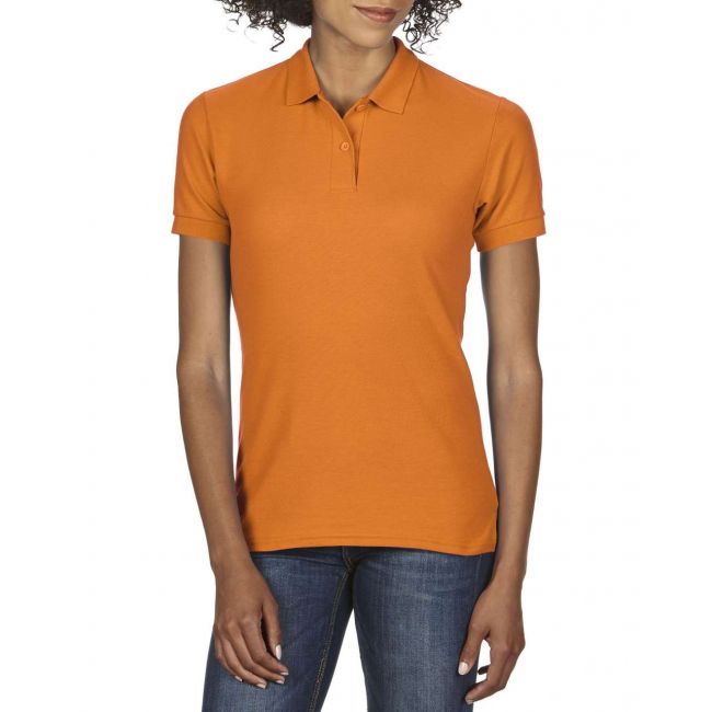 Dryblend® ladies' double piquÉ polo culoare s.orange marimea m