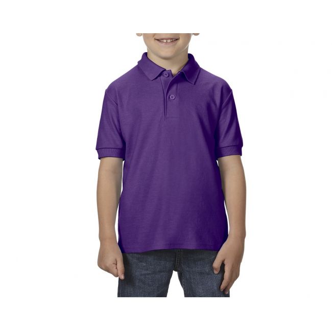 Dryblend® youth double piquÉ polo shirt culoare purple marimea s