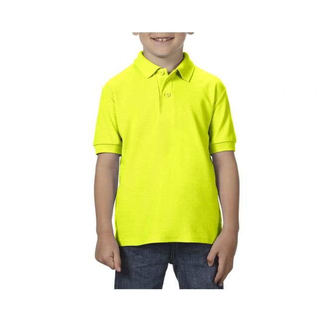 Dryblend® youth double piquÉ polo shirt culoare safety green marimea l