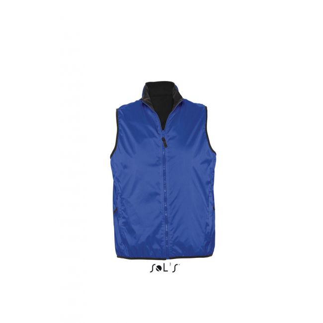 Sol's winner - unisex contrasted reversible bodywarmer culoare royal blue marimea m