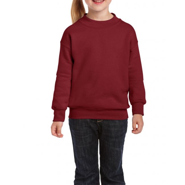 Heavy blend™ youth crewneck sweatshirt culoare garnet marimea s