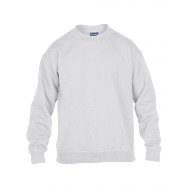 Heavy blend™ youth crewneck sweatshirt culoare white marimea xs