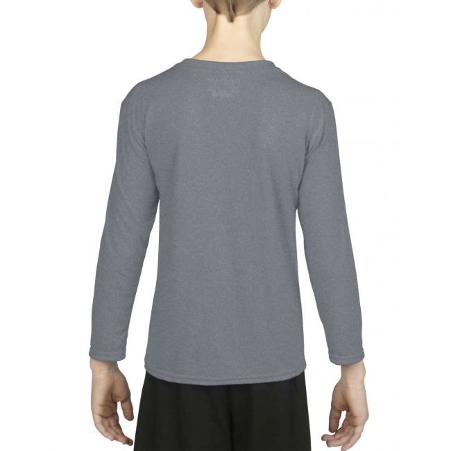 Performance® youth long sleeve t-shirt culoare sport grey marimea xs