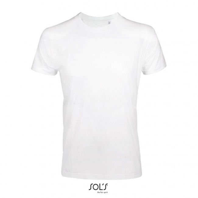 Sol's imperial fit - men's round neck close fitting t-shirt culoare white marimea l