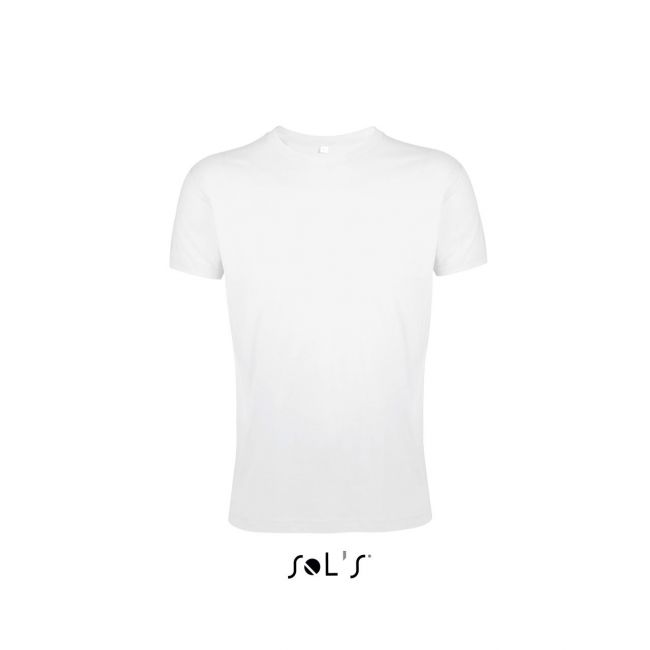 Sol's regent fit - men’s round neck close fitting t-shirt culoare white marimea 2xl