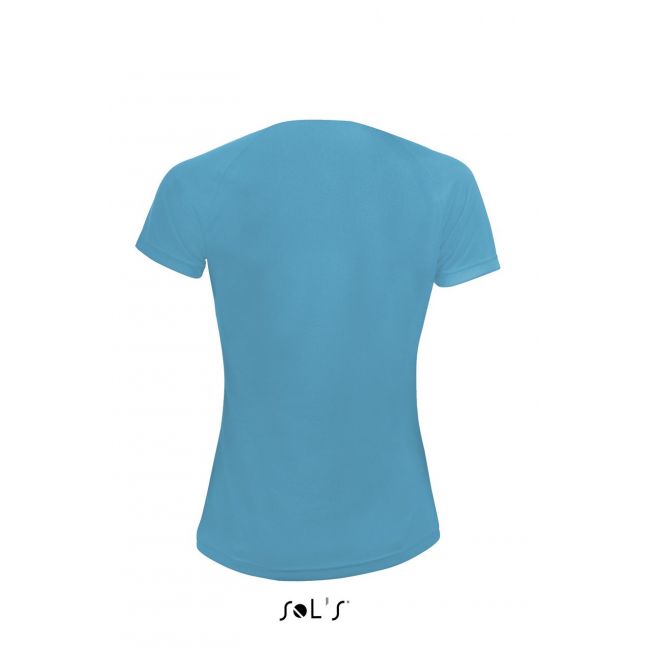 Sol's sporty women - raglan-sleeved t-shirt culoare aqua marimea s