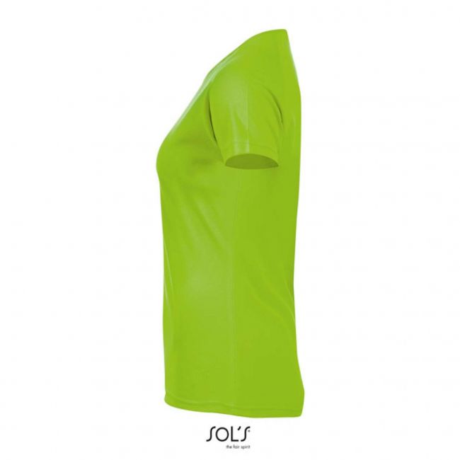 Sol's sporty women - raglan-sleeved t-shirt culoare neon green marimea xs