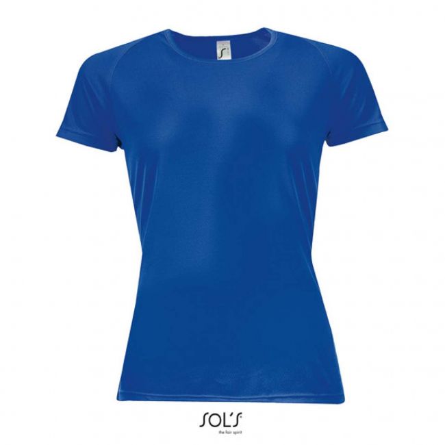 Sol's sporty women - raglan-sleeved t-shirt culoare royal blue marimea s