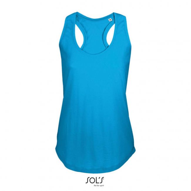 Sol's moka - women’s racer back tank top culoare aqua marimea l