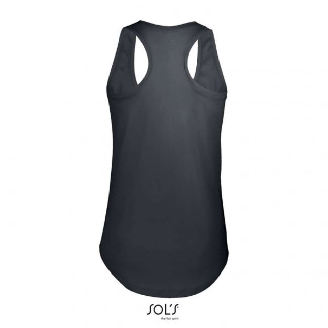 Sol's moka - women’s racer back tank top culoare dark grey marimea l