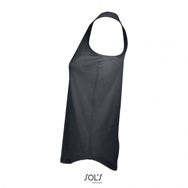 Sol's moka - women’s racer back tank top culoare dark grey marimea m