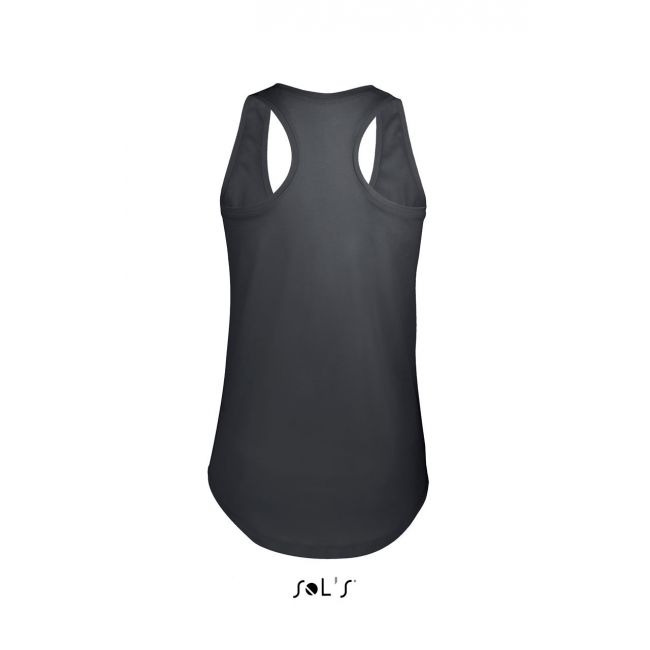 Sol's moka - women’s racer back tank top culoare dark grey marimea xs