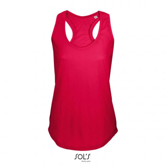 Sol's moka - women’s racer back tank top culoare red marimea xs