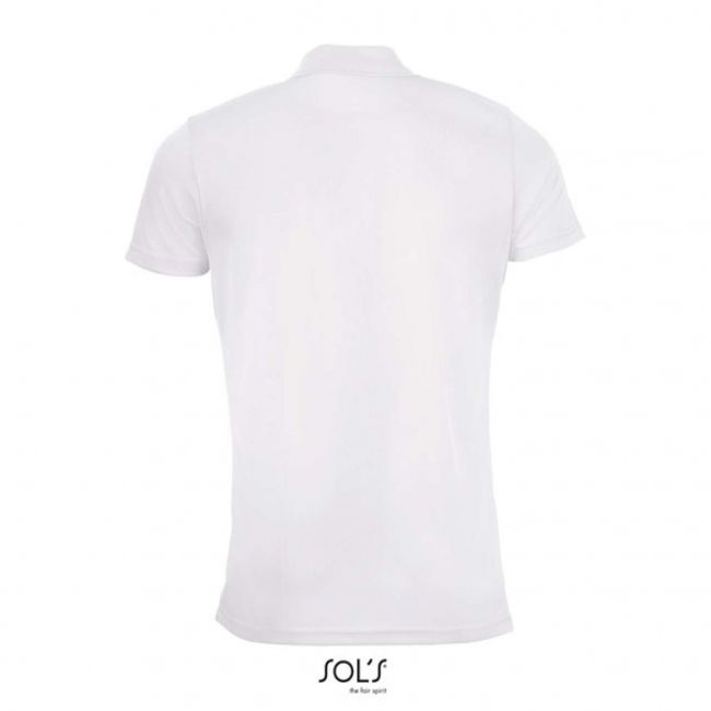 Sol's performer men - sports polo shirt culoare white marimea xl