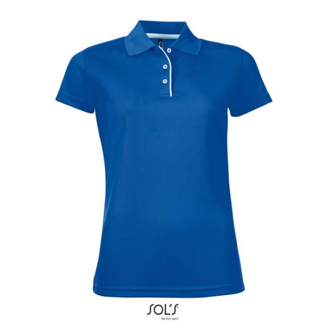 Sol's performer women - sports polo shirt culoare royal blue marimea s