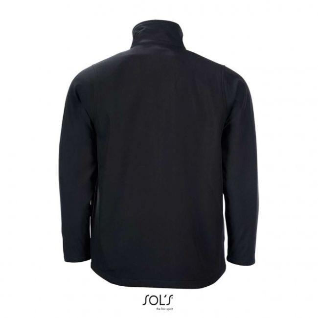 Sol's race men - softshell zip jacket culoare black marimea 2xl