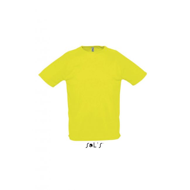 Sol's sporty - raglan sleeved t-shirt culoare neon yellow marimea l