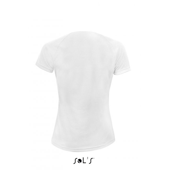 Sol's sporty women - raglan-sleeved t-shirt culoare white marimea 2xl