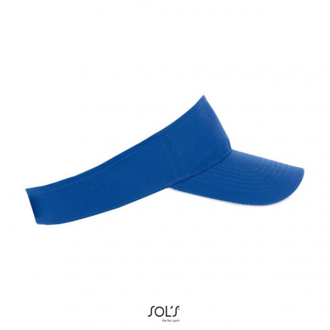 Sol's ace - unisex visor culoare royal blue/white marimea u