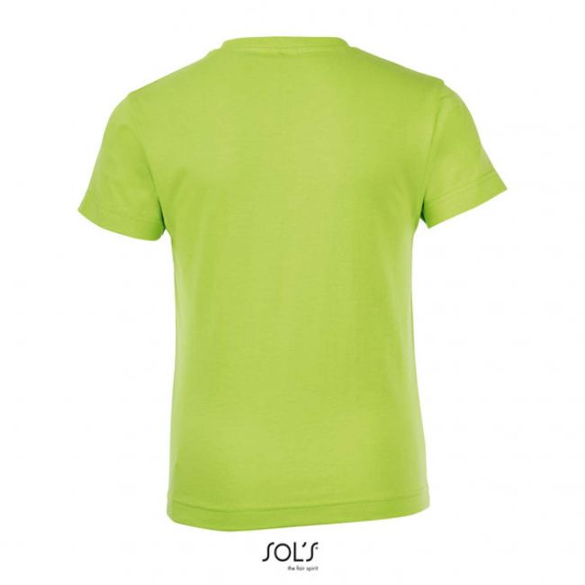 Sol's regent fit kids - round neck t-shirt culoare apple green marimea 4a