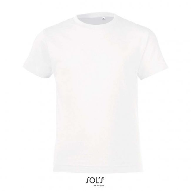 Sol's regent fit kids - round neck t-shirt culoare white marimea 6a